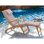 Steamer Reclining Chaise Lounge with Sunbrella Canvas Cushion-393641846