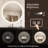 Naliyah Round Energy Saving Copper-Free Silver LED Lighted Bathroom / Vanity Mirror, Anti-Fog, Dimmable-1013358153