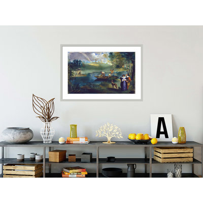 Pêche par impression giclée encadrée