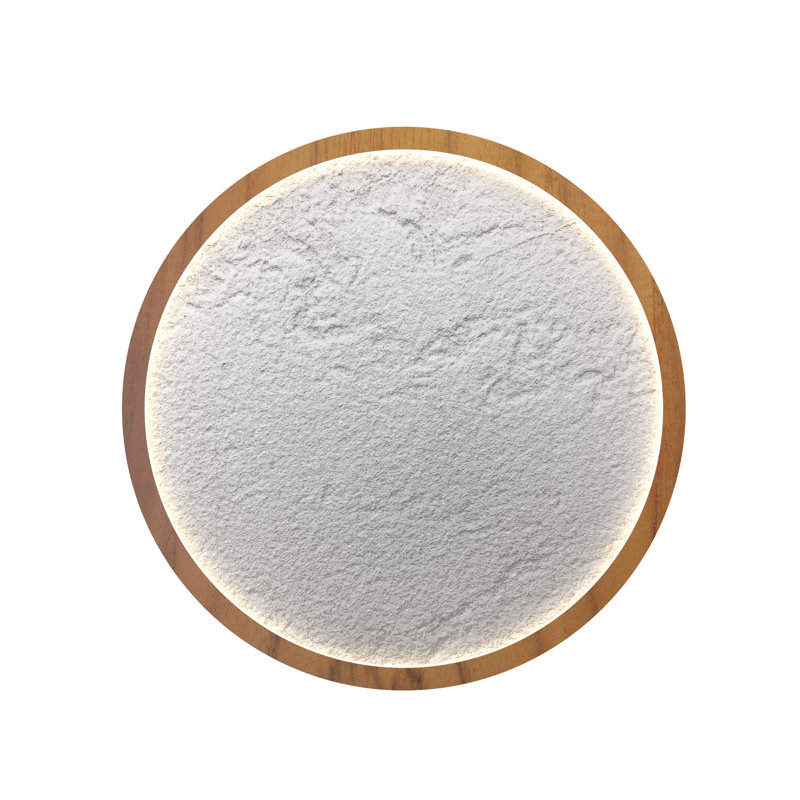 Plafond Petra Accord, Teak, 3.94" H x 21.65" W x 21.65" D