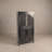 Quinn Mango Wood & Cane Arched Door Curio Cabinet with Storage Shelves