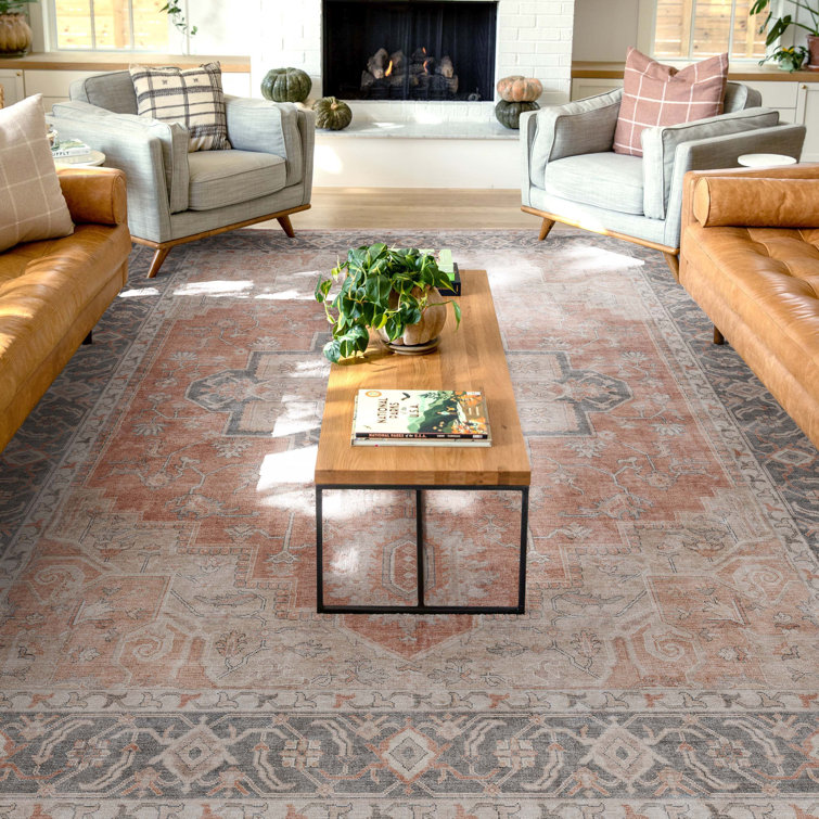 Tapis persan rouge Kehr Paris