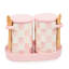 Rosy Check Farmhouse Canisters
