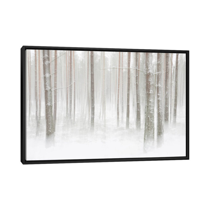 Winterforest In Sweden by Christian Lindsten - Print on Canvas