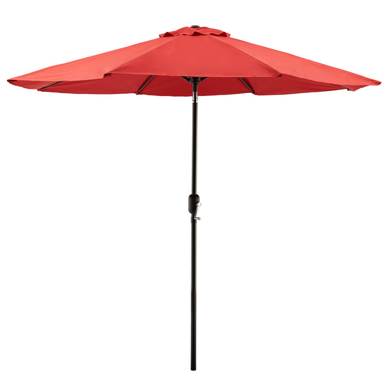 Parasol de marché 9 pi Hapeville, Rouge