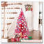 Arbre de Noël rouge 4 pi-1399403541