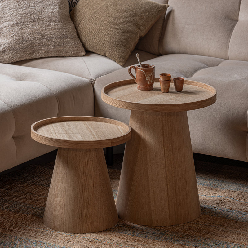 Maud Solid Coffee Table, 38cm H x 39cm W x 39cm D