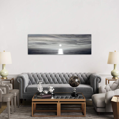 Sunlit Horizon I by Maggie Olsen - Wrapped Canvas Panoramic Print