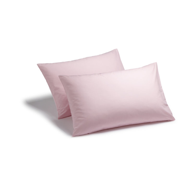 Izyan Cotton Blend Standard Pillow Case, Pink