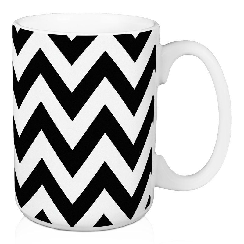 Grande tasse à café chevron Hubbs