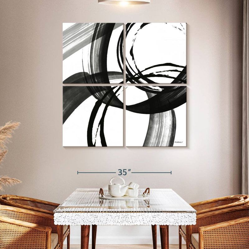 Avery Black And White Pop II, 45" H x 45" W