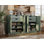 Buffet 100% bois massif 64 po avec portes Shaker, 4 tiroirs et tablettes réglables