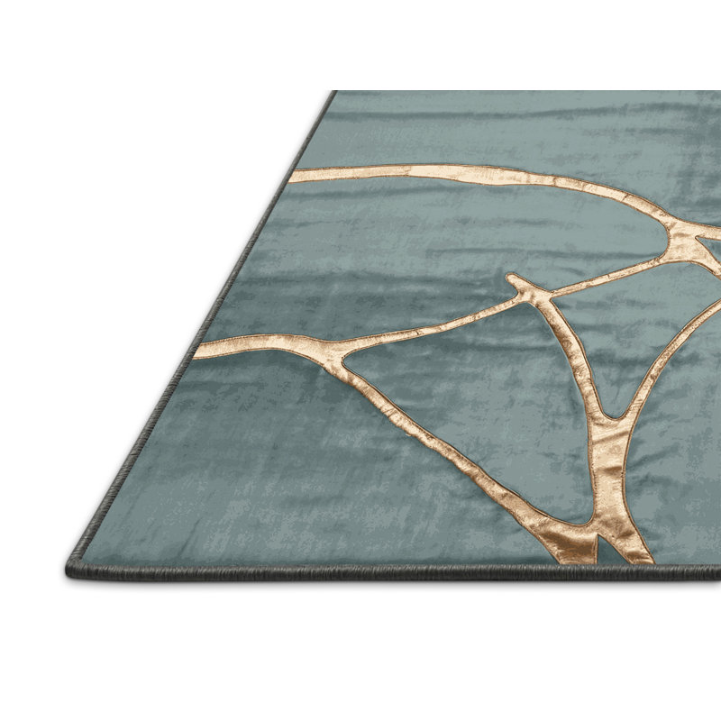 Silky Soft Plush Gray Area Rug, Rectangle 7' x 10'