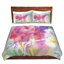 Ensembles de housse de couette très grand DiaNoche en microfibre par Sheila Golden - brume de jardin
