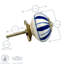 Nicola Spring - Round Ceramic Cabinet Knobs - Navy Flower