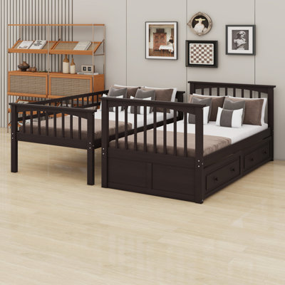 Bunk Bed With Drawers, Convertible Beds