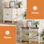 Armoire de rangement mince pour chaussures avec portes et tablettes réglables pour le vestibule-132201776-132724906