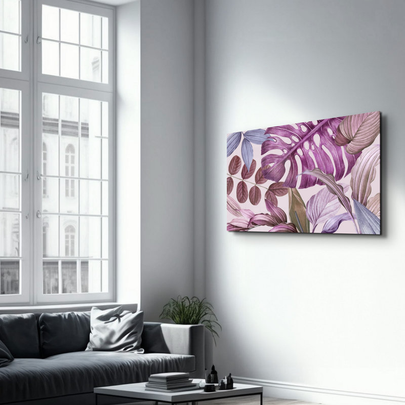 Elegant Tempered Glass Wall Art Painting, 13.8 x 21.7 inches | 100% Tempered Glass, Thickness: 0.16 inches | UV Printed for Vibrant Colors | Perfect for Home Decor, Living Room, & Office Spaces