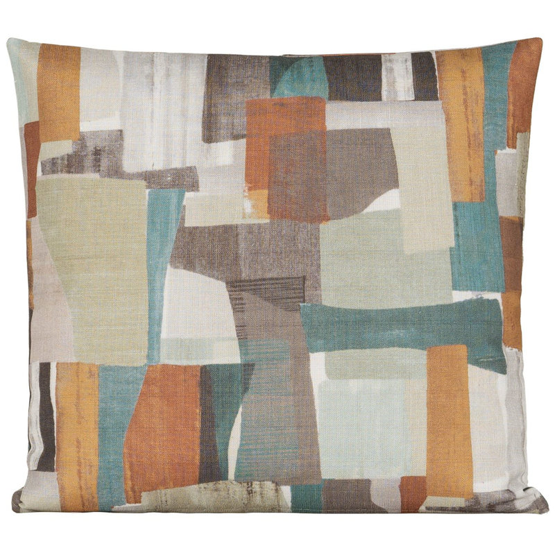 Coussin Color Block, 30 po x 30 po