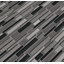 Carrelage mural en mosaïque de verre fusionné 12 po x 12 po Fusion Grey