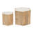 Ace Marble Top Living Room Table Set