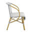 Banc de jardin en aluminium à chevrons Kemah-22484634