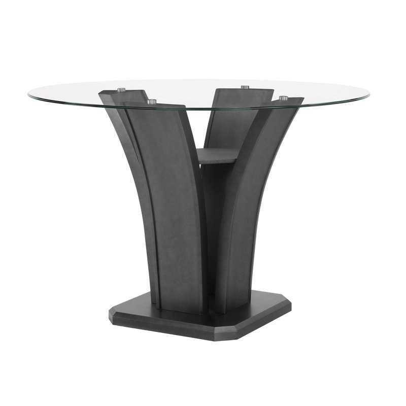 Camelia Round Counter Height Table, Gray