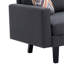 Canapé en lin 70 po avec 2 coussins Bari-981850965