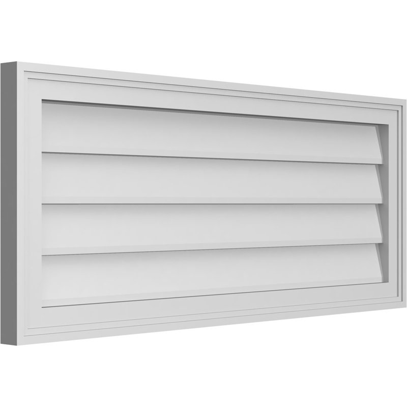 Cadre en brique, brun clair apprêté, H 16 po x l 38 po x P 1,5 po