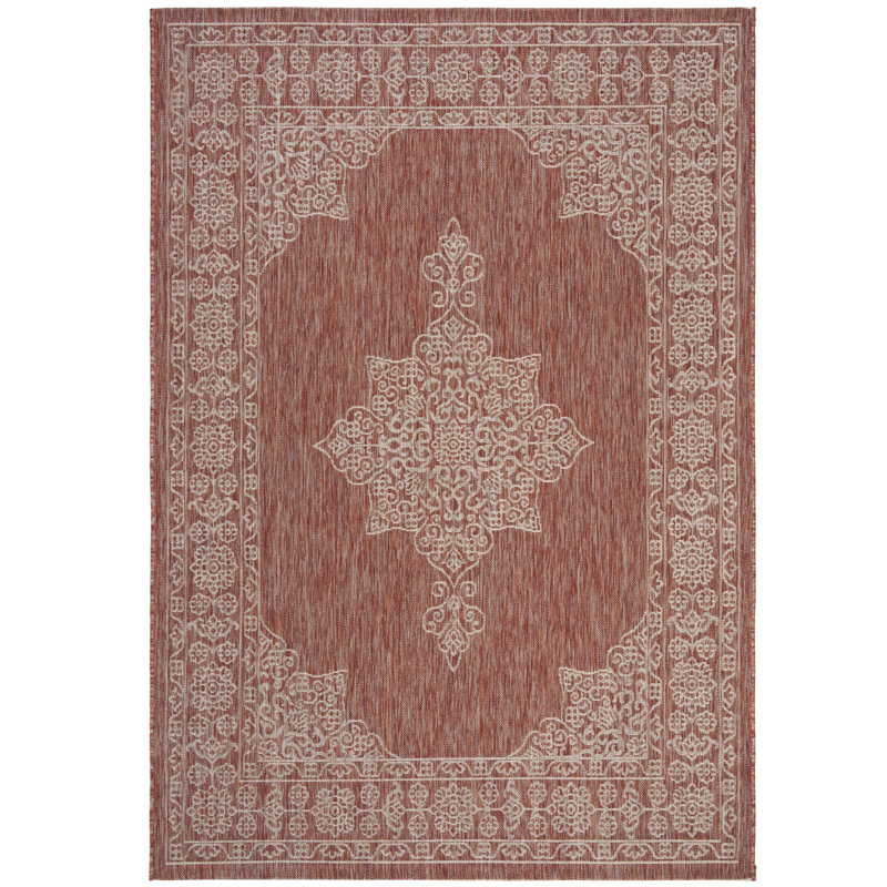 Tapis intérieur / extérieur Arneshia, Rectangle 2 pi 7 po x 5 pi