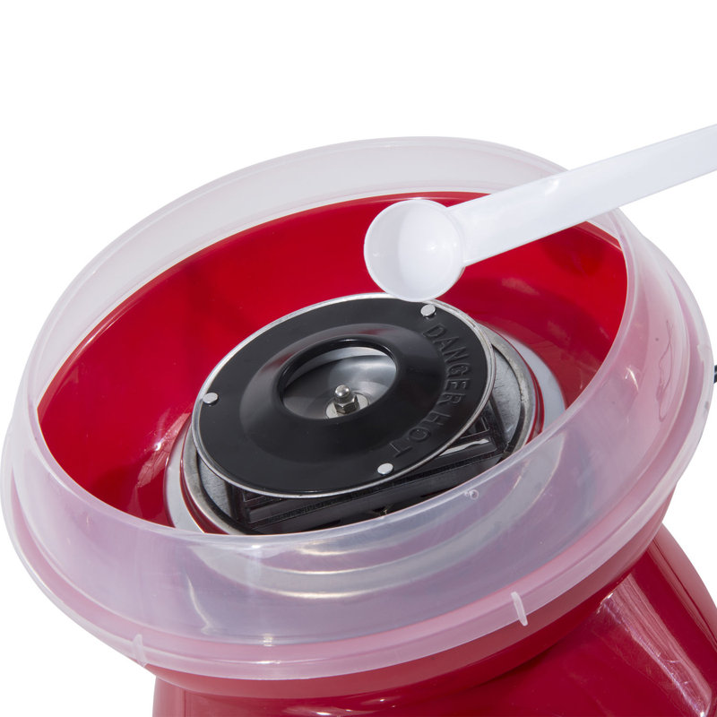 HOMCOM Cotton Candy Machine, Red