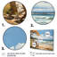 «Coastalbeach Beach Bliss Pastoral», reproduction d'art sur toile-1710852143-1710852142