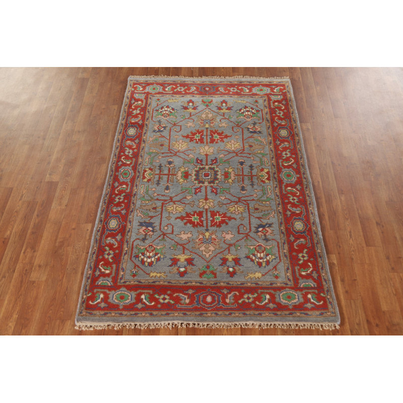 Tapis traditionnel indien fait à la main 4 x 6