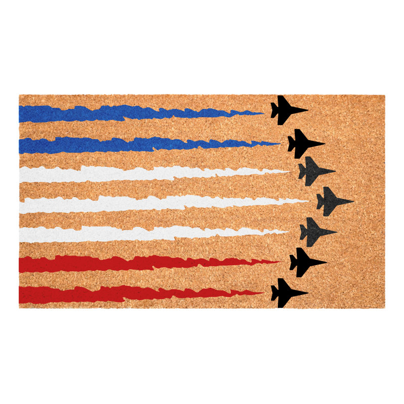 Patriotic Skies Doormat, 24" x 36", 24" W x 36" L