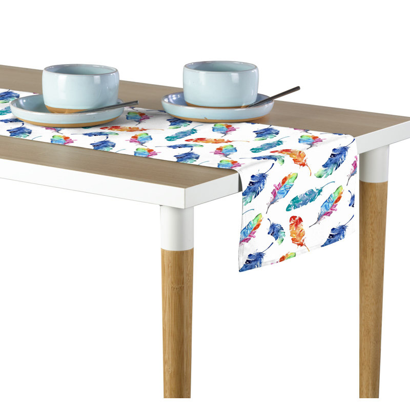 Ansley Geometric Table Runner, 108" L x 14" W