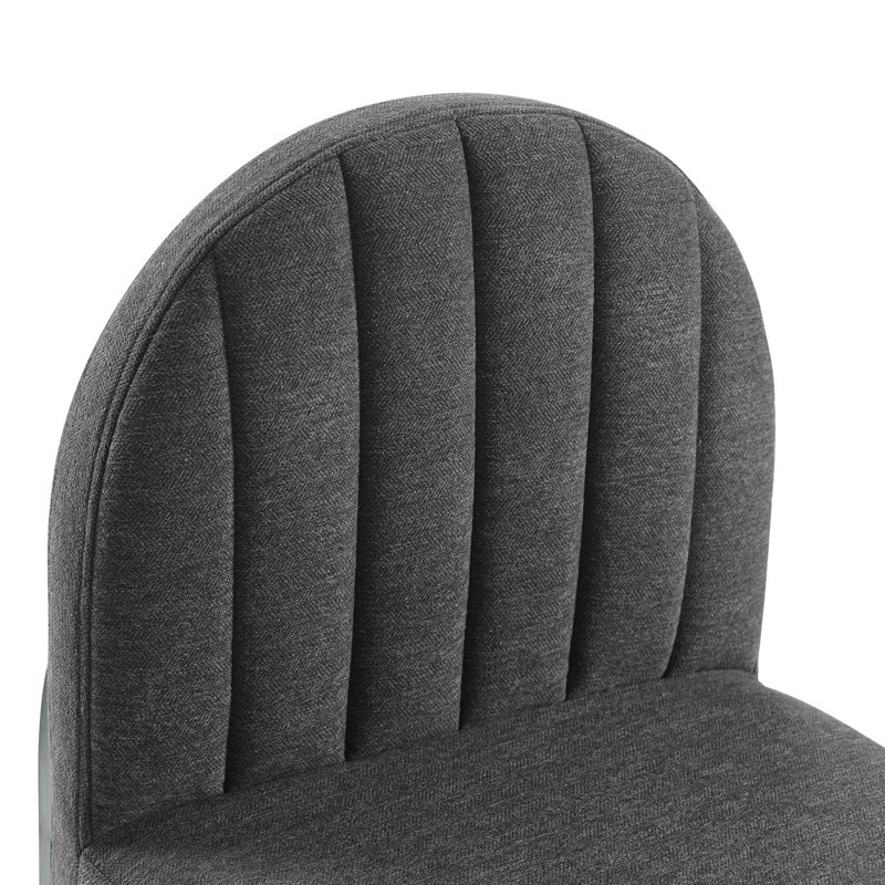 Chaise Isla, noir, Gris anthracite