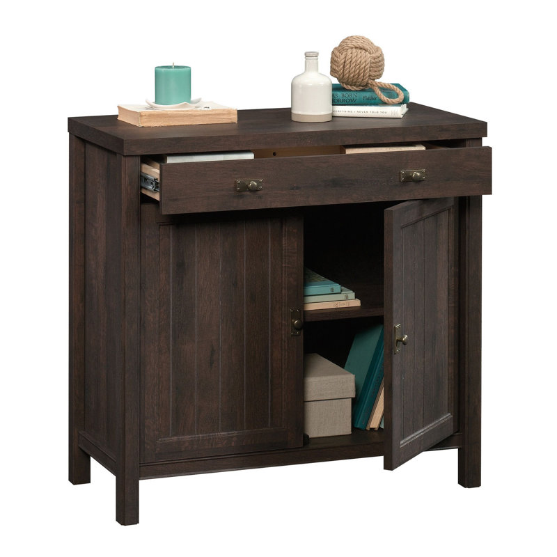 Armoire d'appoint Jonnetta, Brun foncé