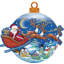 Support mural en forme de boule Up-Up and Away