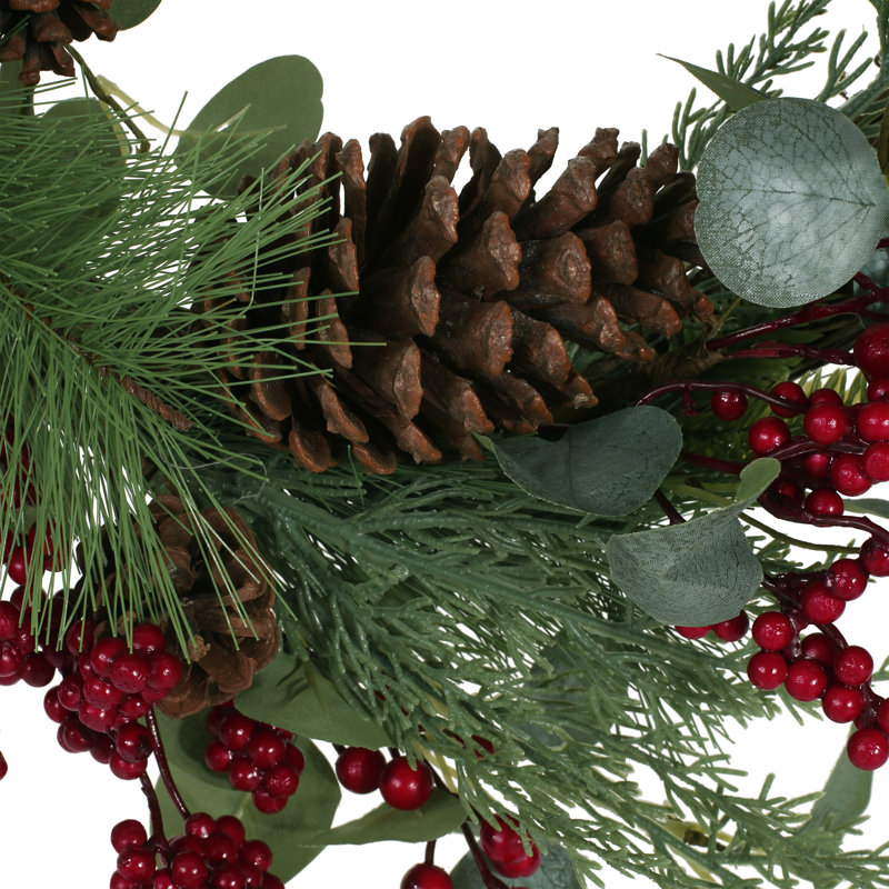 Dore Handcrafted Faux Polyester 22'' Wreath