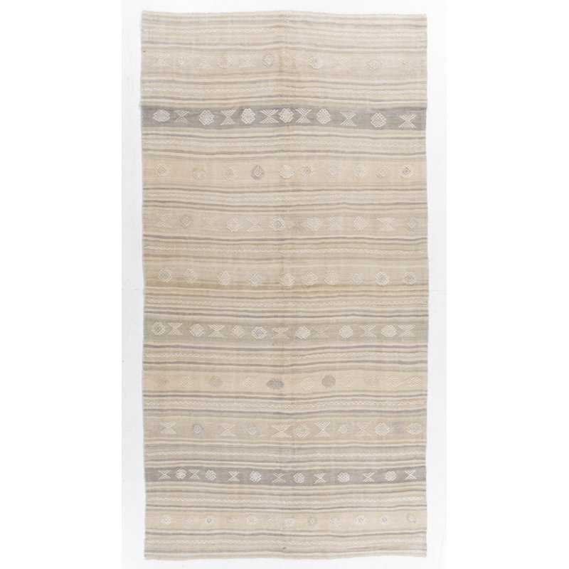 One-of-a-Kind 5'5 X 10'8 Flatweave Area Rug