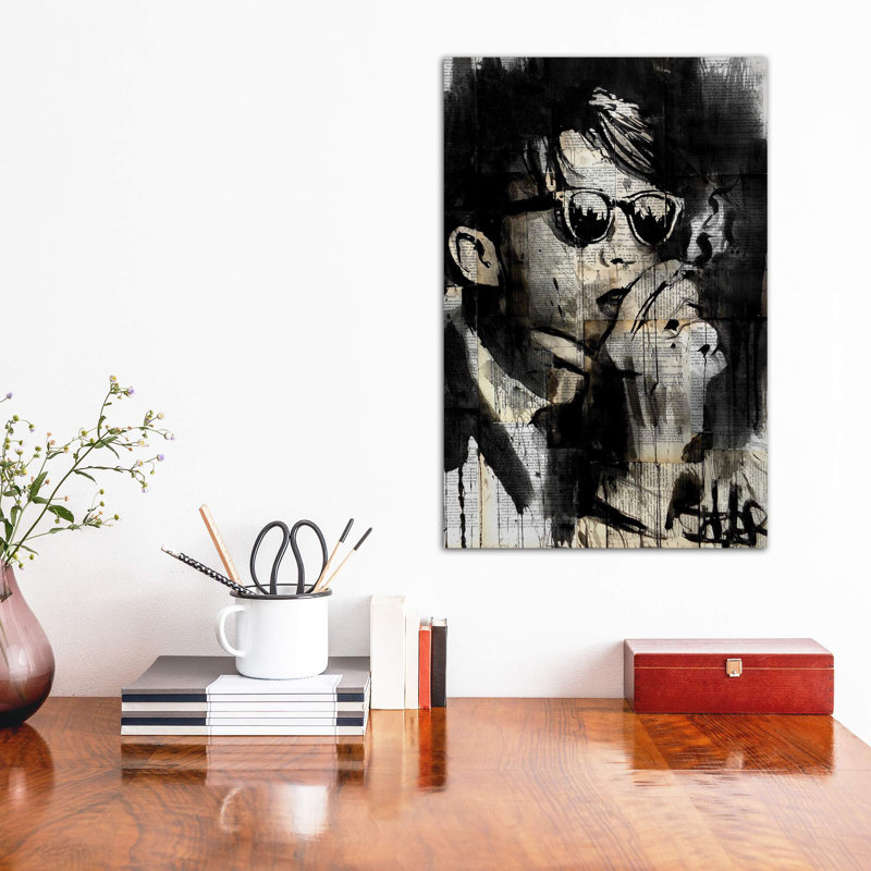 Auteur 1 Piece Wrapped Canvas Wall Art, 30.48 cm H x 45.72 cm W