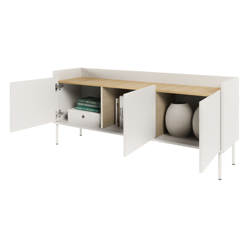 Unfinished TV Stand, 140, White