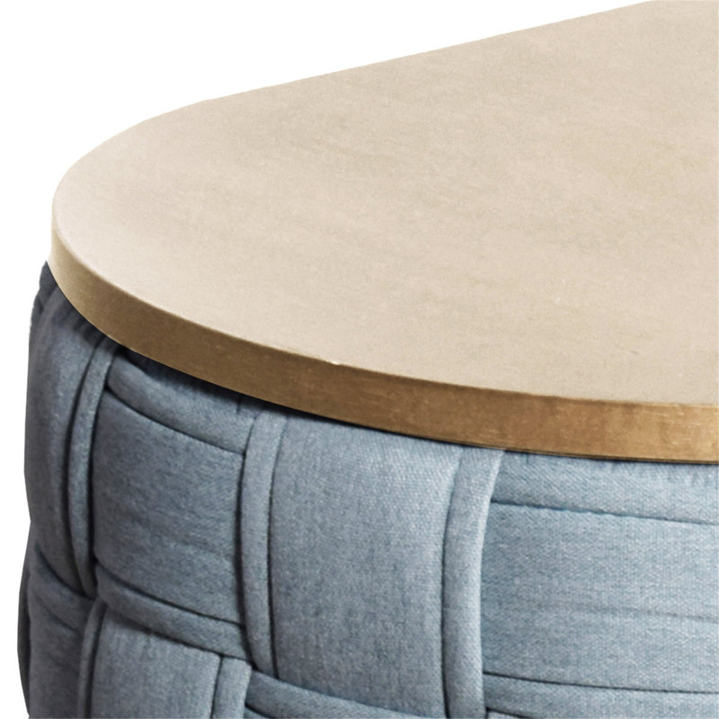 Coffee Table With Knitting Texture Base