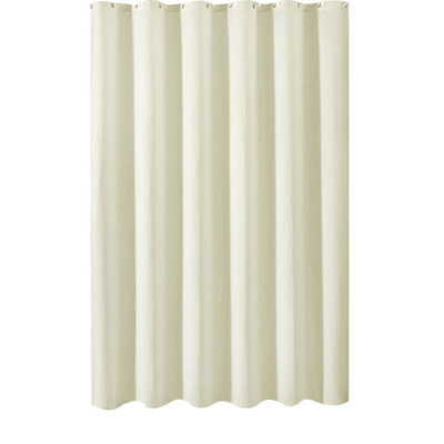 Susanville Waffle Shower Curtain with Hooks Included