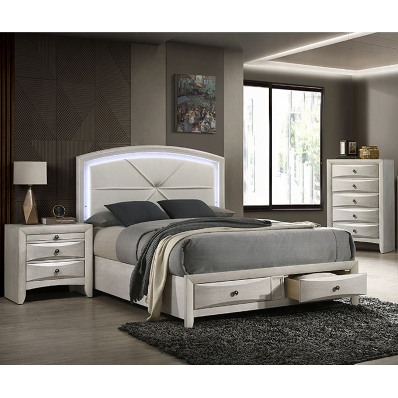 Ramondi 3-pcs Bedroom Set, Queen