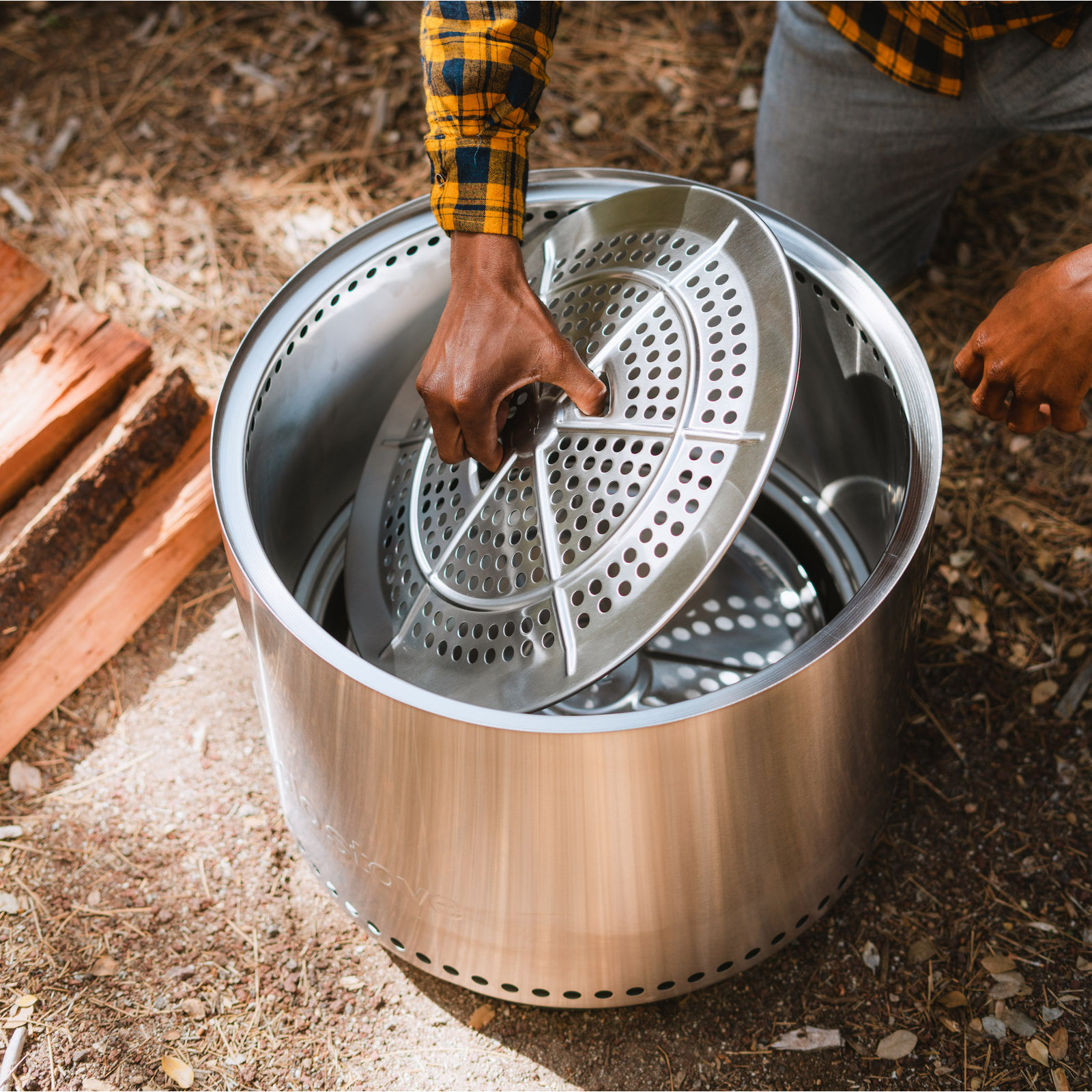 Ranger 2.0 Wood Burning Fire Pit, 16'H x 27"W x 27"D