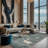 Machine Washable Gray Area Rug-1014233526