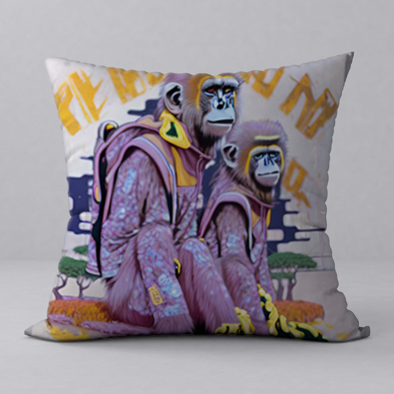 Reversible Throw Pillow