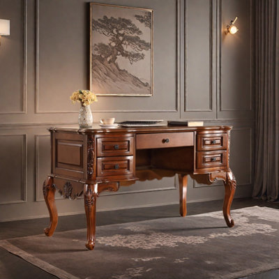 Solid Wood Writing Desk