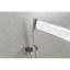 Pomme de douche à pluie en nickel brossé 12 po fixée au mur, laiton, P 60,19 po, l 11,97 po, H 60,95 po, 10,06 lb